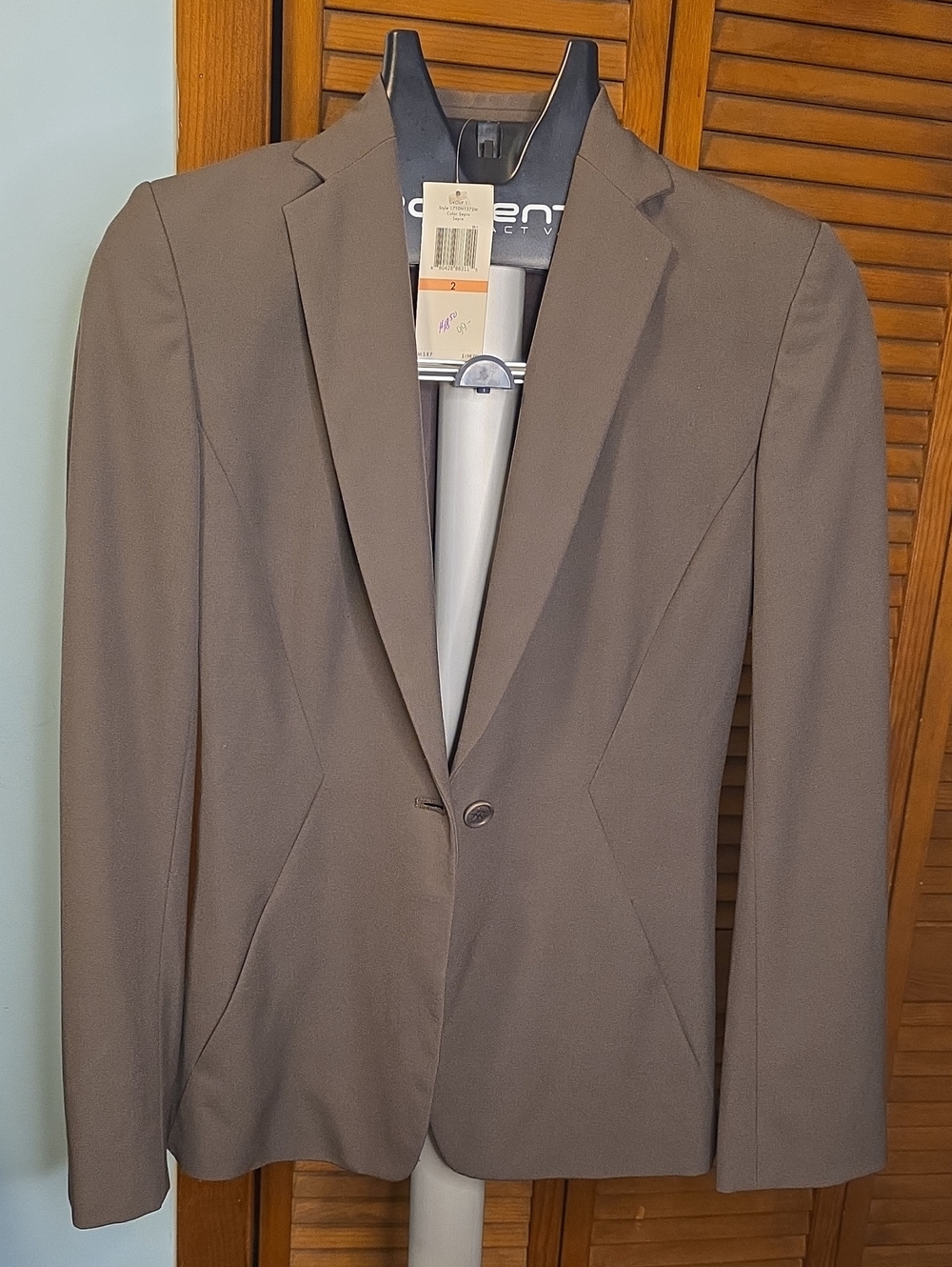 Calvin Klein Modern Taupe Women's Blazer Size 2 NWT